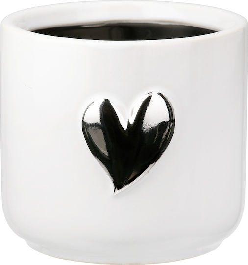 ArteLibre Plant Pot Ceramic White