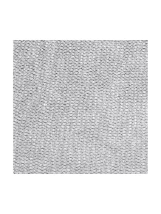 Matex Бебешки Чаршаф За Количка Фланела с ластик Сив 80x160бр