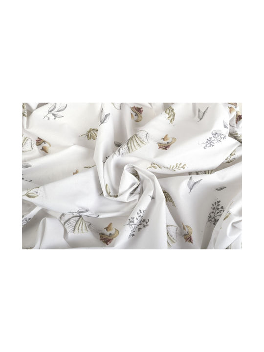 Matex Бебешки Чаршаф За Количка Памук Бял 70x140бр