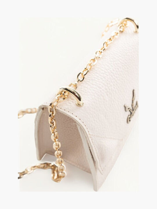 Leather Women's Bag Shoulder Beige
