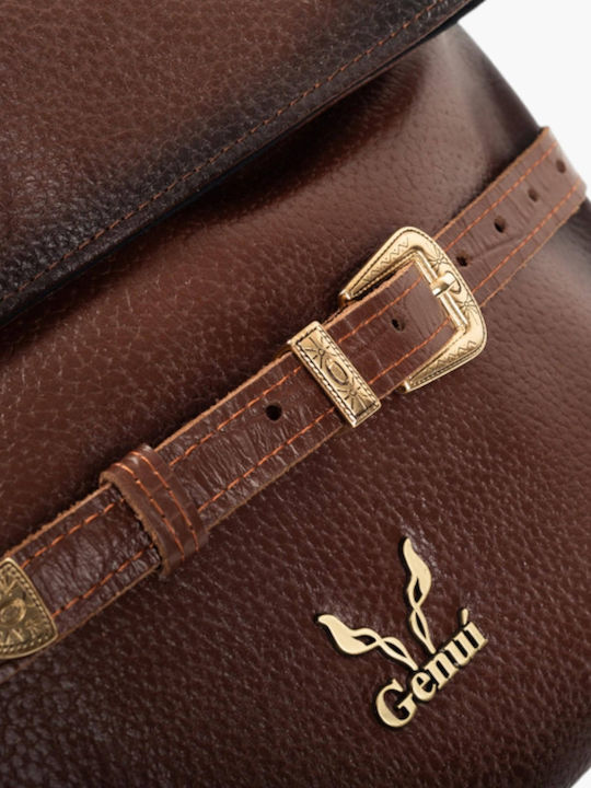 Leather Women's Brown Crossbody Bag