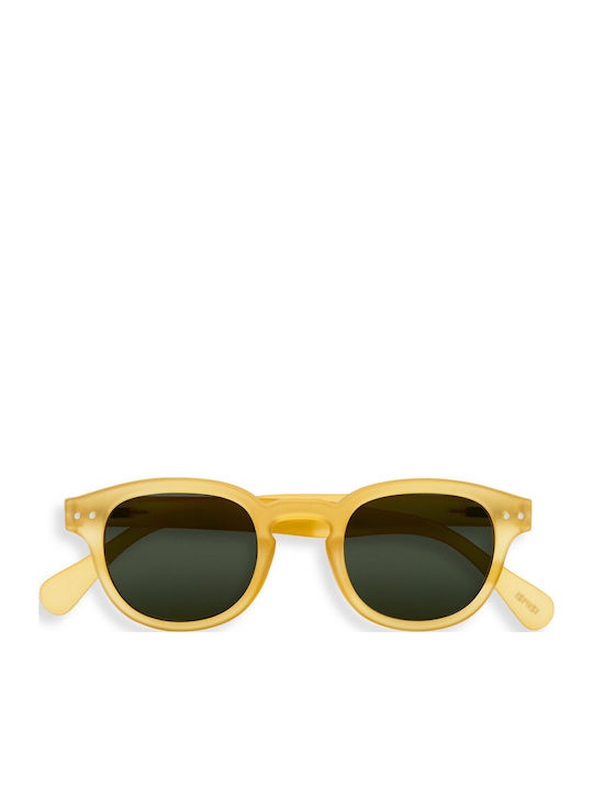 Izipizi Sunglasses Κίτρινα with Acetate Frame & Green Lens Izipizi Sunglasses Κίτρινα with Acetate Frame & Green Lens