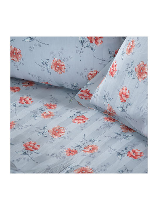 Beauty Home Art 12219 Ivy Подредба Покривало Кингсайз Памук GRI 220x240см