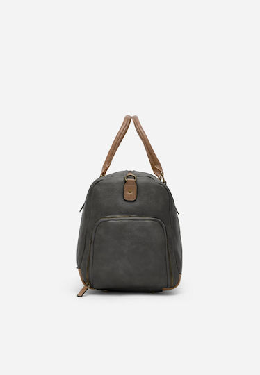 Herling Research Sack Voyage Gray made of Artificial Leather