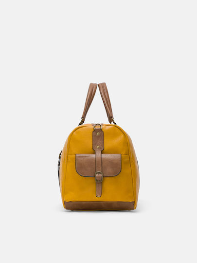 Herling Research Sack Voyage Yellow made of Artificial Leather