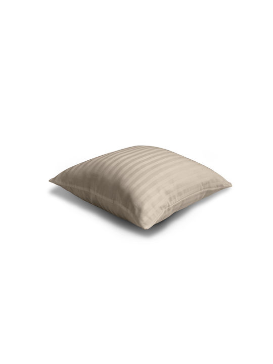 Matex Διακοσμητική Μαξιλαροθήκη από 100% Βαμβάκι Beige 40x40εκ.