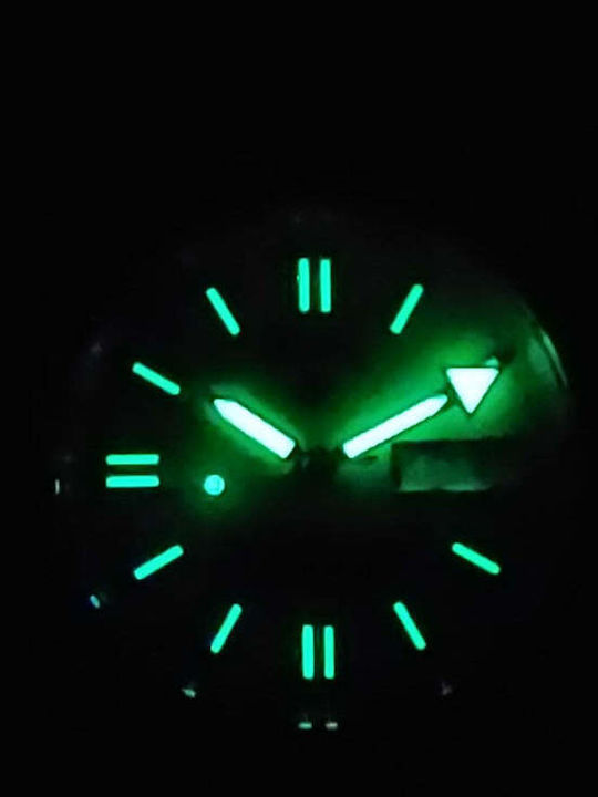 Aion Men's Watch 12.3mm Battery with Turquoise Leather Strap