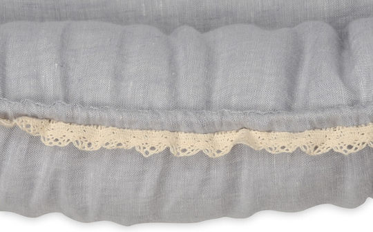 Matex Βρεφικό Μαξιλάρι Φωλιά Natural Linen 55x80εκ.