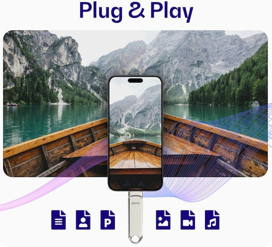 Buddi 32GB USB 3.1 Stick Γκρι