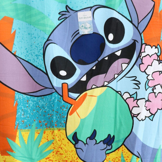 Disney Lilo & Stitch Πετσέτα Θαλάσσης Microfiber Fast Dry 70x140εκ Ye18300 Βεραμάν 70x140εκ