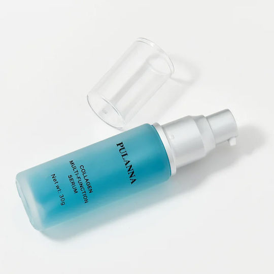 Pulanna Collagen Multi-Function Moisturizing & Anti-aging Serum Face with Hyaluronic Acid & Collagen for Radiance & Firming 30gr