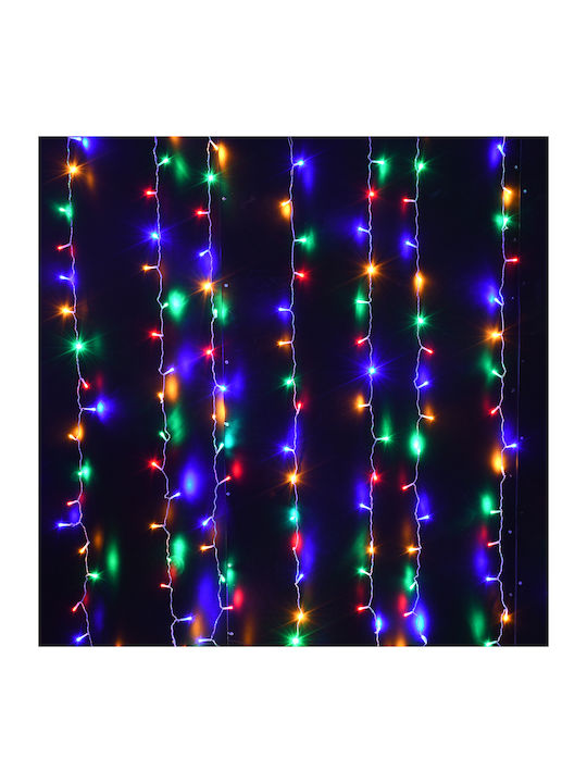 600 Λαμπάκια LED 6μ. x 300εκ. RGB τύπου Κουρτίνα