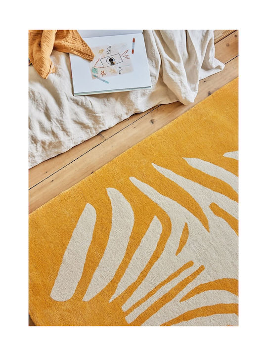 Zebra Handmade Kids Synthetic Rug 100x130cm