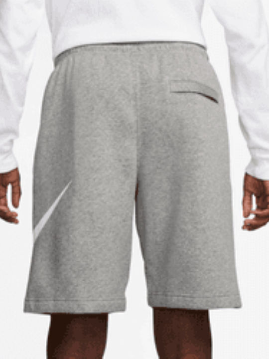 Nike Club Αθλητική Ανδρική Βερμούδα Γκρι