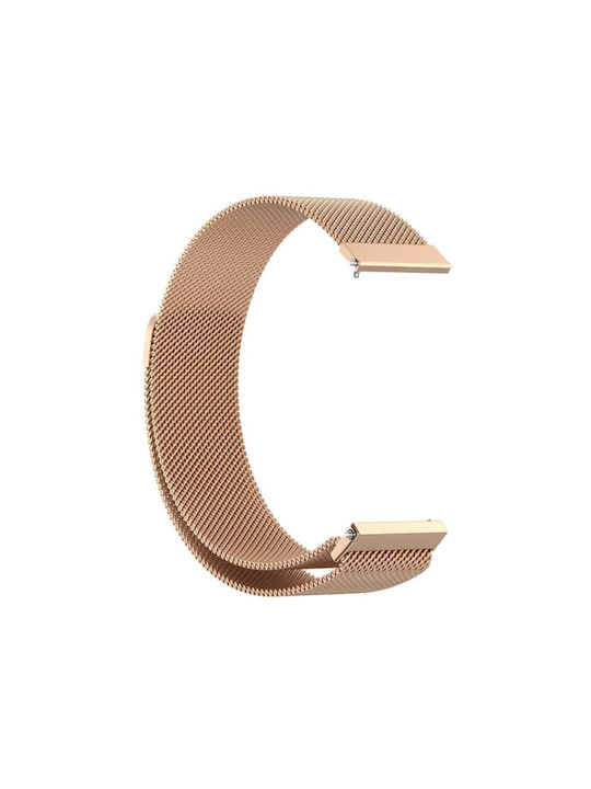 Best Accessories Milanese Stainless Steel Strap Rose Gold Huawei Watch Gt4 41mm Gt5 41mm Gt5 Pro 42mm 18mm