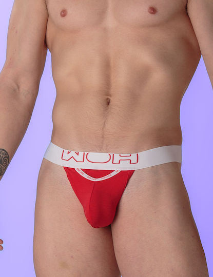 WOH Ανδρικό Sexy String Κόκκινο