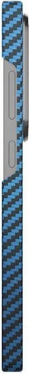 Nekit Umschlag Rückseite Aramid Fiber 1mm Blau (Galaxy S25 Ultra,Samsung S25 Ultra)