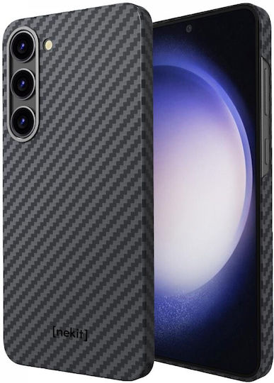 Nekit Back Cover Aramid Fiber 1mm Black (Galaxy S23)