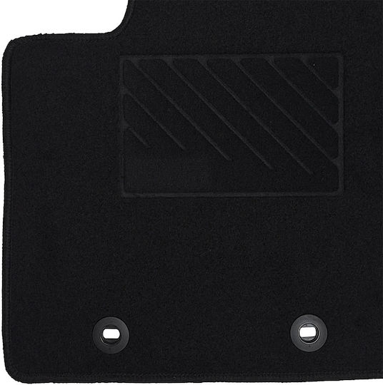 Σετ Μπροστινά και Πίσω Πατάκια 5τμχ για Toyota Avensis 2009-2015 Μαύρα