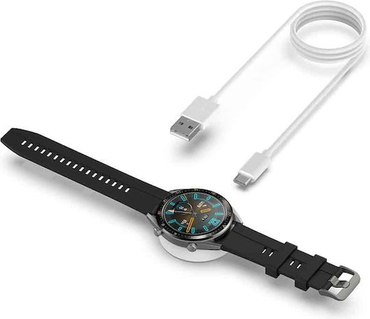 Techsuit Ladegerät für Honor Watch 5, GS4, GS3, 4 Weißς