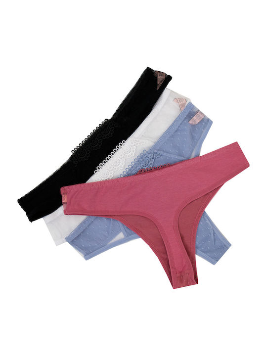 Γυναικεία String MultiPack Multicolour