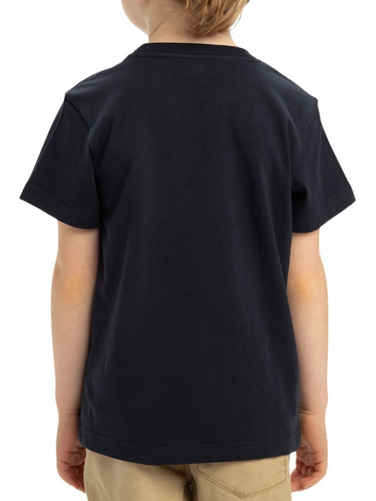 Kids' T-shirt Dark Navy Times Up