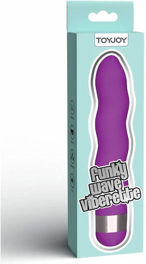 ToyJoy Funky Wave Κλασικός Δονητής 18cm Violet