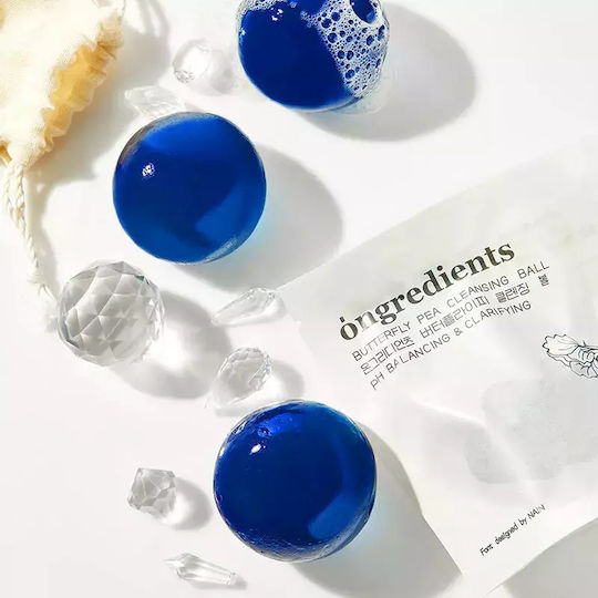 Ongredients Butterfly Pea Soap Bar Cleansing Face & Eyes for Acne-Prone Skin 110gr