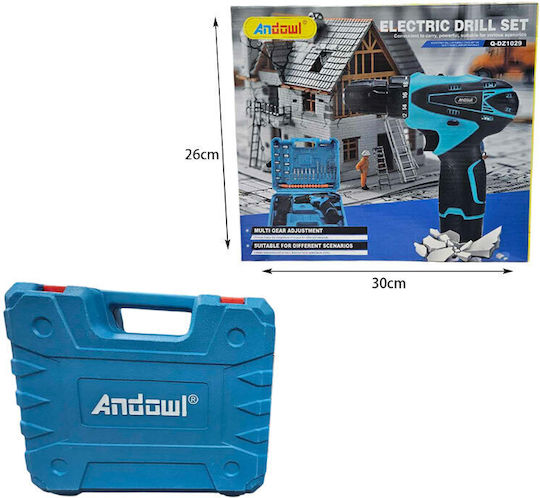 Andowl Q-DZ1029 Ударен Двигател За Бормашина На Батерия