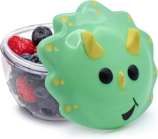 Melii Recipient pentru copii din plastic Dinozauri Verde