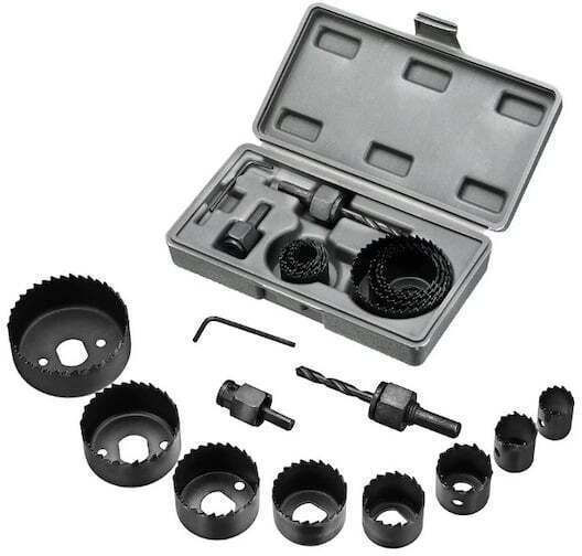 Set 11 burghie lemn rigips plastic 19 64 mm