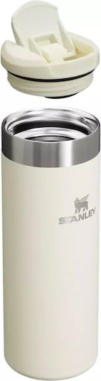Stanley AeroLight Transit Glass Thermos Stainless Steel BPA Free 470ml Cream