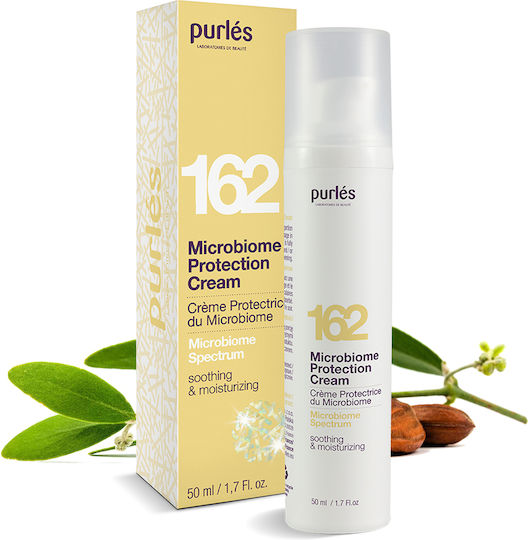 Purlés 162 Microbiome Protection Rich Cremă de Față Hidratare și Reconstrucție cu Ulei de Argan și Prebiotice 50ml