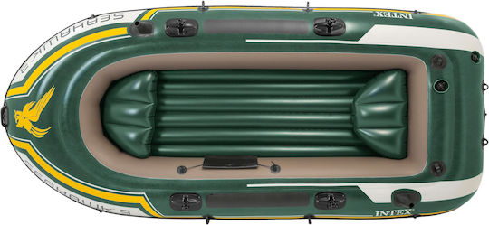 Intex Inflatable Boat 3 People Green with Oars & Pump 295x137cm