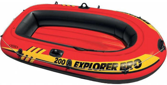 Intex Εxplorer Pro 200 Φουσκωτή Βάρκα 2 Ατόμων Πορτοκαλί 196x102εκ.