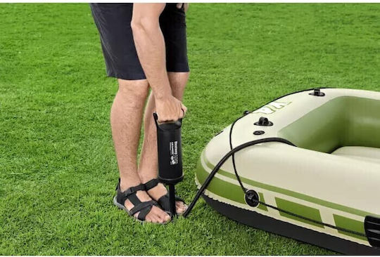Bestway Hydro Force Voyager Χ4 Φουσκωτή Βάρκα 4 Ατόμων Πράσινη με 2 Κουπιά & Τρόμπα 350x145εκ.