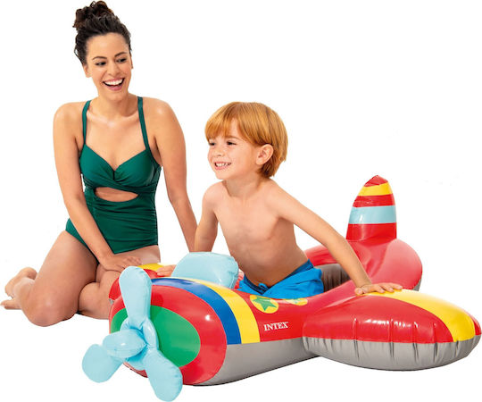 Intex Aufblasbares Kinderboot Rote 117x76cm Spielzeugflugzeug