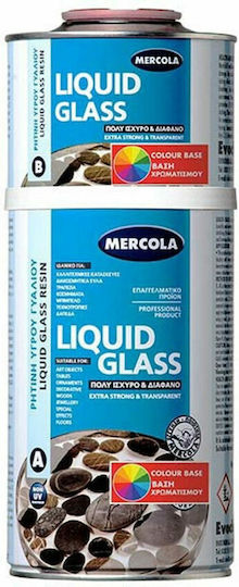 Mercola Liquid Glass Colour Base Ρητίνη Δύο Συστατικών 320gr