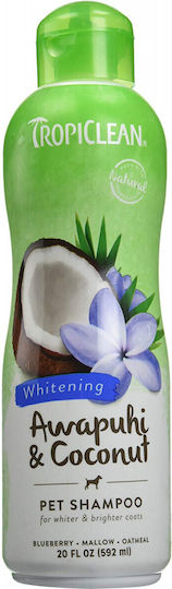 Tropiclean Awapuhi & Coconut Dog Shampoo for White Hair 592ml