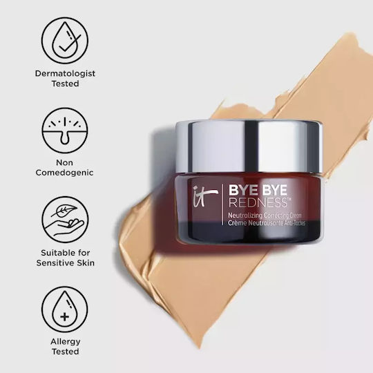 it Cosmetics Bye Bye Redness Porcelain Beige Licht Creme Gesicht Nacht 11ml