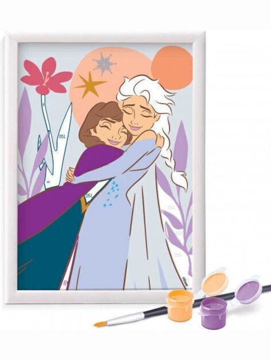 Παιχνιδολαμπάδα Frozen Happihobbi Paint And Frame Paint By Numbers Disney Frozen για 6+ Ετών AS