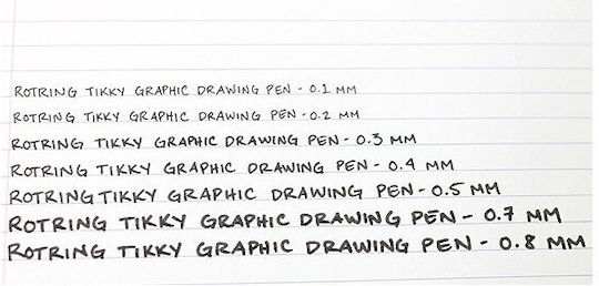 Rotring Tikky Graphic Rapidograph 0.1мм