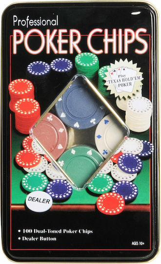 Poker Set Set 100 Poker Chips 11.5gr in Box