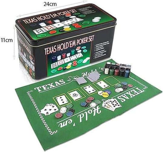 Pokerchips Marken 36mm in Metallische Box