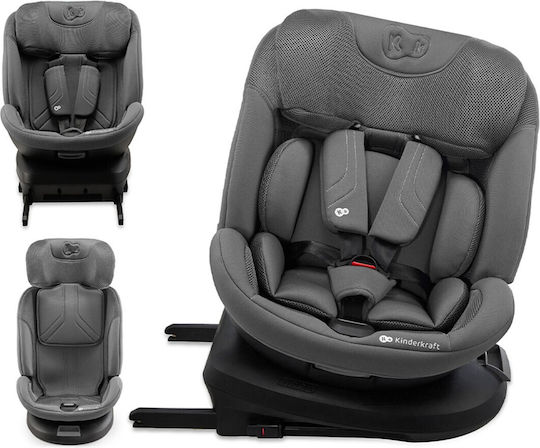 Kinderkraft Xpedition 3 Детско Столче за Кола i-Размер с Isofix Сив
