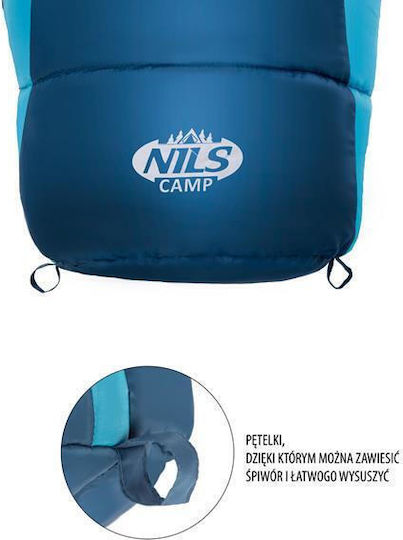 Nils Sleeping Bag Single 2 Seasons Nc2012 Grey-blue