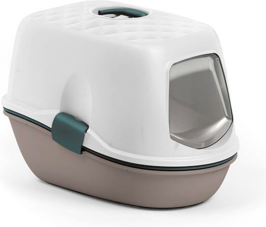 Stefanplast Furba Top Chic Cat Toilet Closed Brown L59 x W39 x H42cm