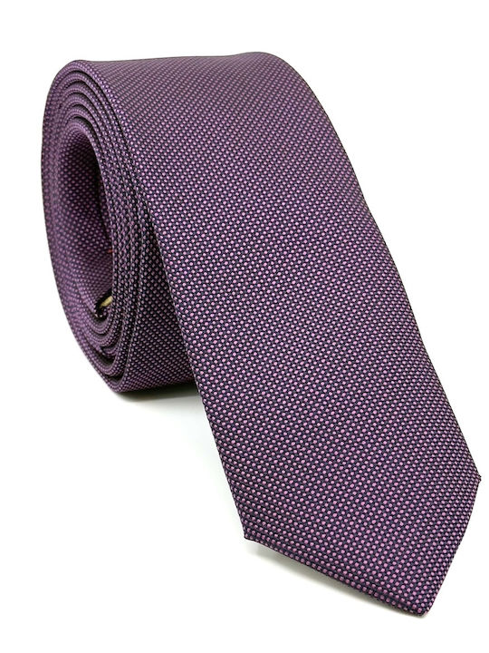 Legend Accessories Set de Cravată pentru Bărbați Tipărit în Culorea Violet Legend Accessories Set de Cravată pentru Bărbați Tipărit în Culorea Violet