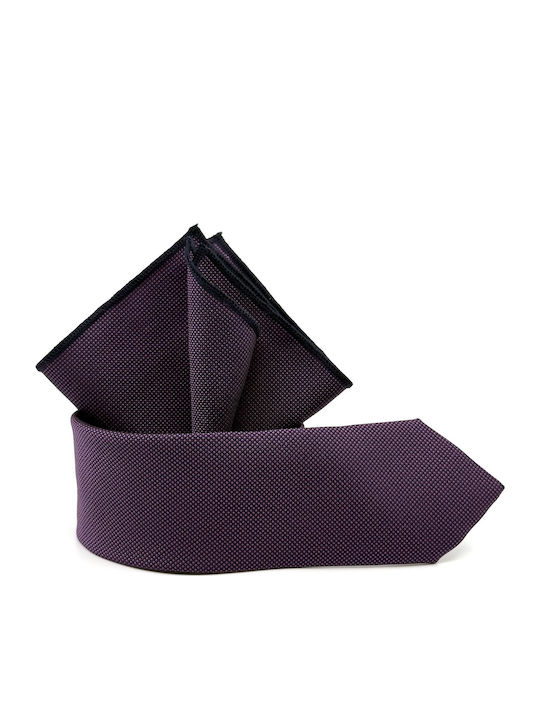 Legend Accessories Set de Cravată pentru Bărbați Tipărit în Culorea Violet