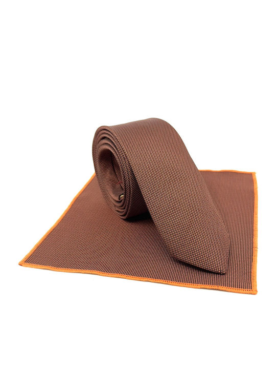 Legend Accessories Men's Tie Set Printed in Red Color